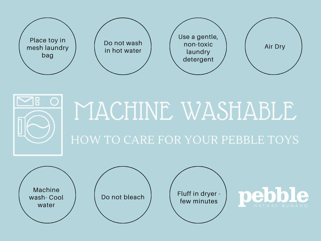 Pebblechild - Baby Toy Bunny Boy rattle