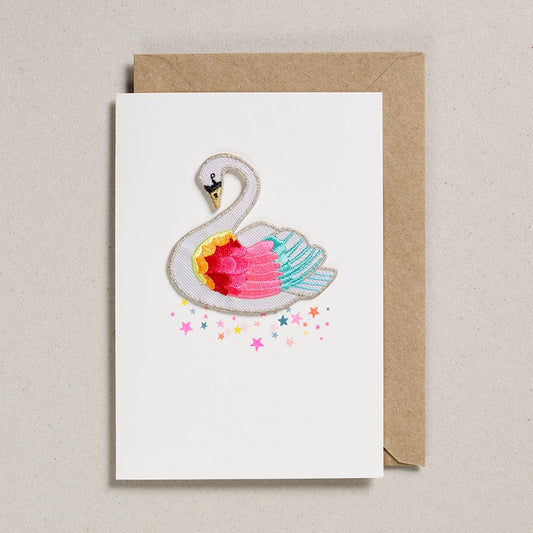 Petra Boase Ltd - Patch Cards - Pack of 6 - Rainbow Swan