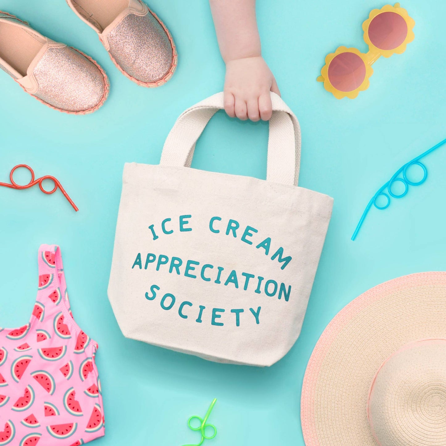 Alphabet Bags - Ice Cream Appreciation Society - Little Canvas Bag