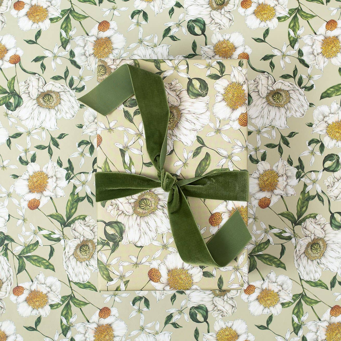 Making Meadows Ltd - Gift Wrap | Gingham Hearts Wrapping Paper Sheet