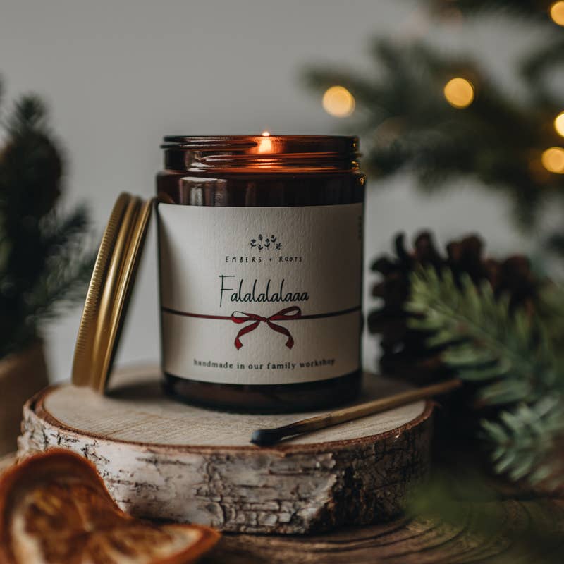 Embers & Roots - Falalalalaaa Christmas Soy Candle