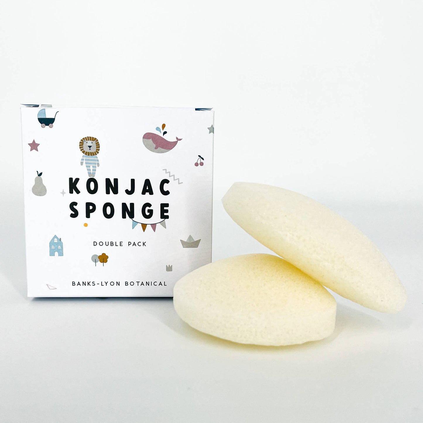 Banks-Lyon Botanical - Konjac Sponge - Double Pack