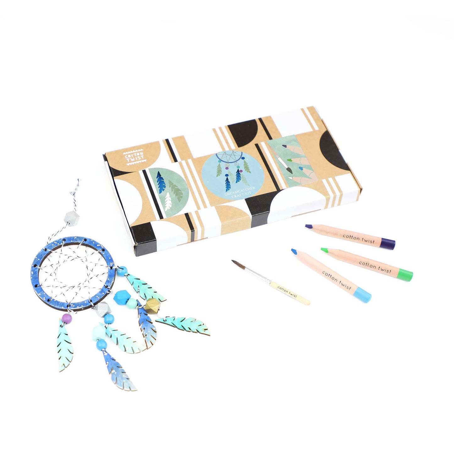 Cotton Twist - Make Your Own Dreamcatcher Craft Kit Activity Box