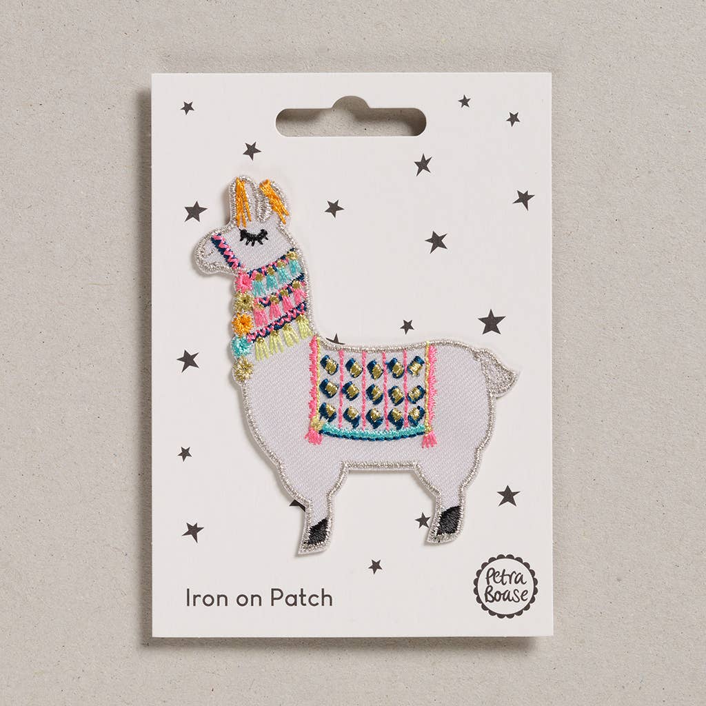 Petra Boase Ltd - Iron on Patch - Pack of 6 - Llama