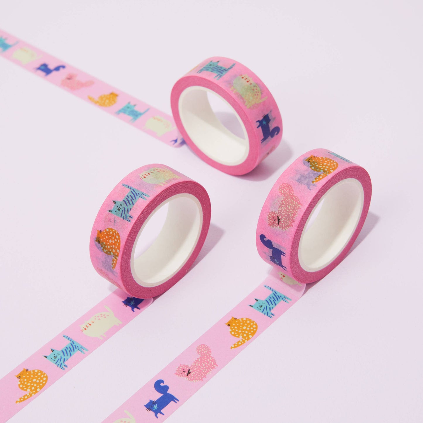Rumble Cards - Cute Cats Washi Tape - Cat Washi Tape - Cat Lover