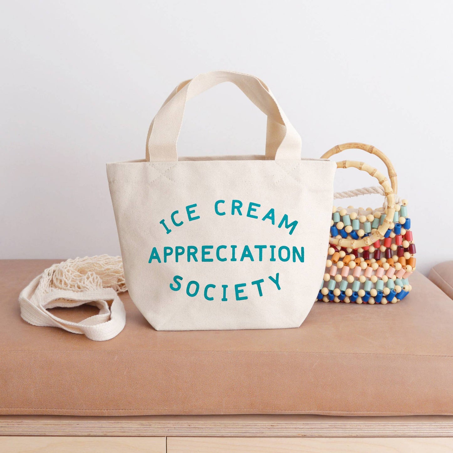 Alphabet Bags - Ice Cream Appreciation Society - Little Canvas Bag