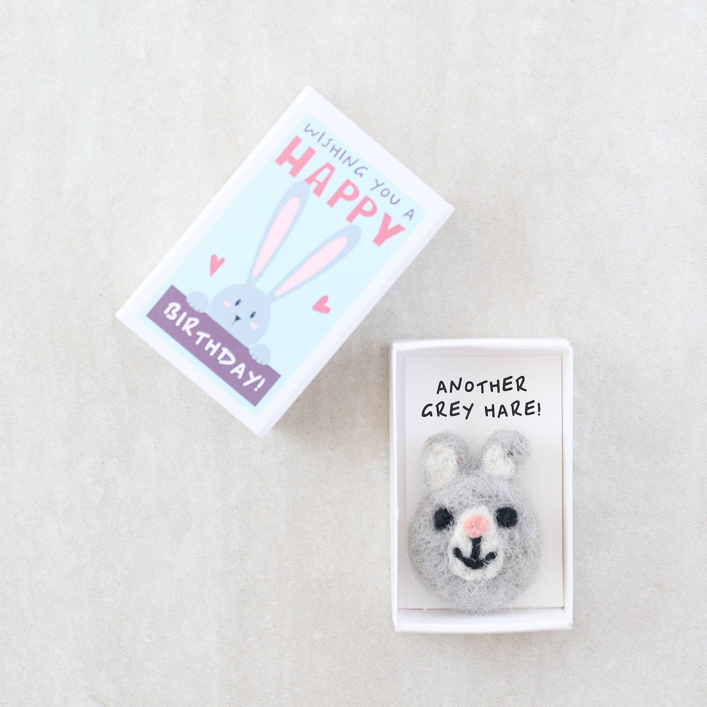 Marvling Bros Ltd - Happy Birthday Another Grey Hare In A Matchbox