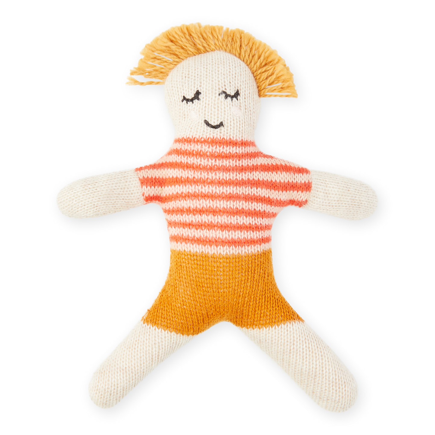 Sophie Home Ltd - Cotton Knit Baby Rattle Toy: Buddy Red