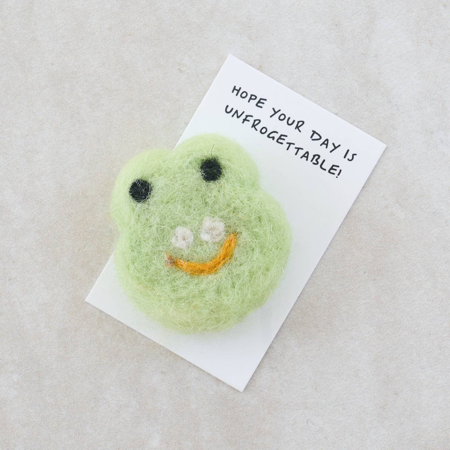 Marvling Bros Ltd - Happy Birthday Wool Felt Frog In A Matchbox