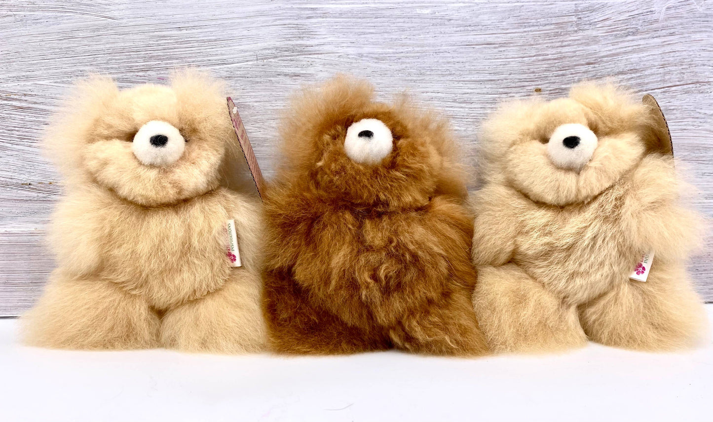 Blossom Inspirations - Bears Stuffed Alpaca Toy: Large