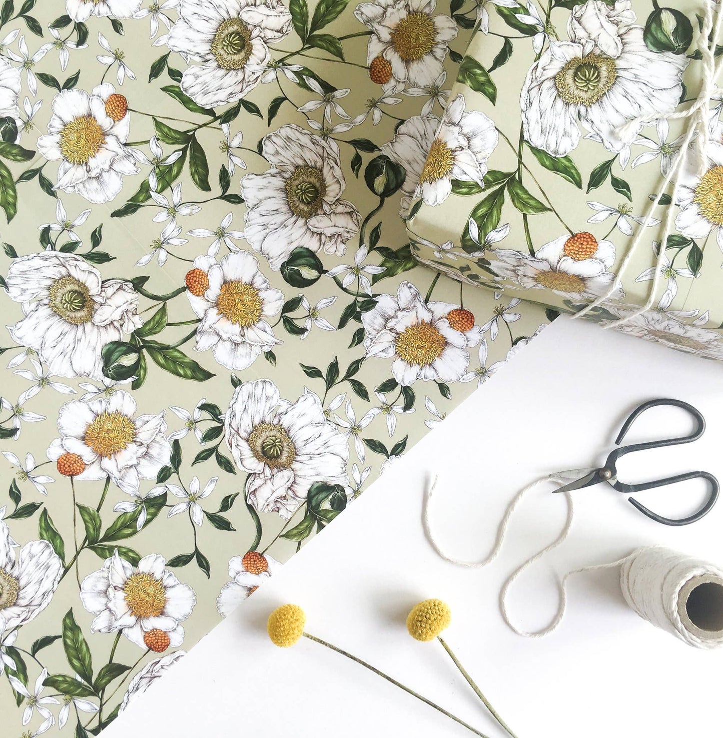 Making Meadows Ltd - Gift Wrap | Gingham Hearts Wrapping Paper Sheet