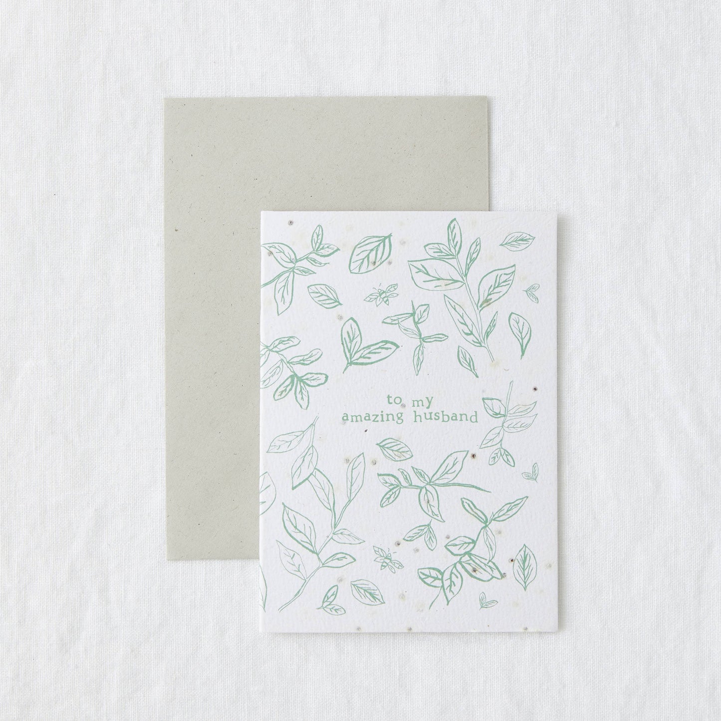 Made by Shannon - Amazing Husband - Valentine's Basil Plantable Greeting Card