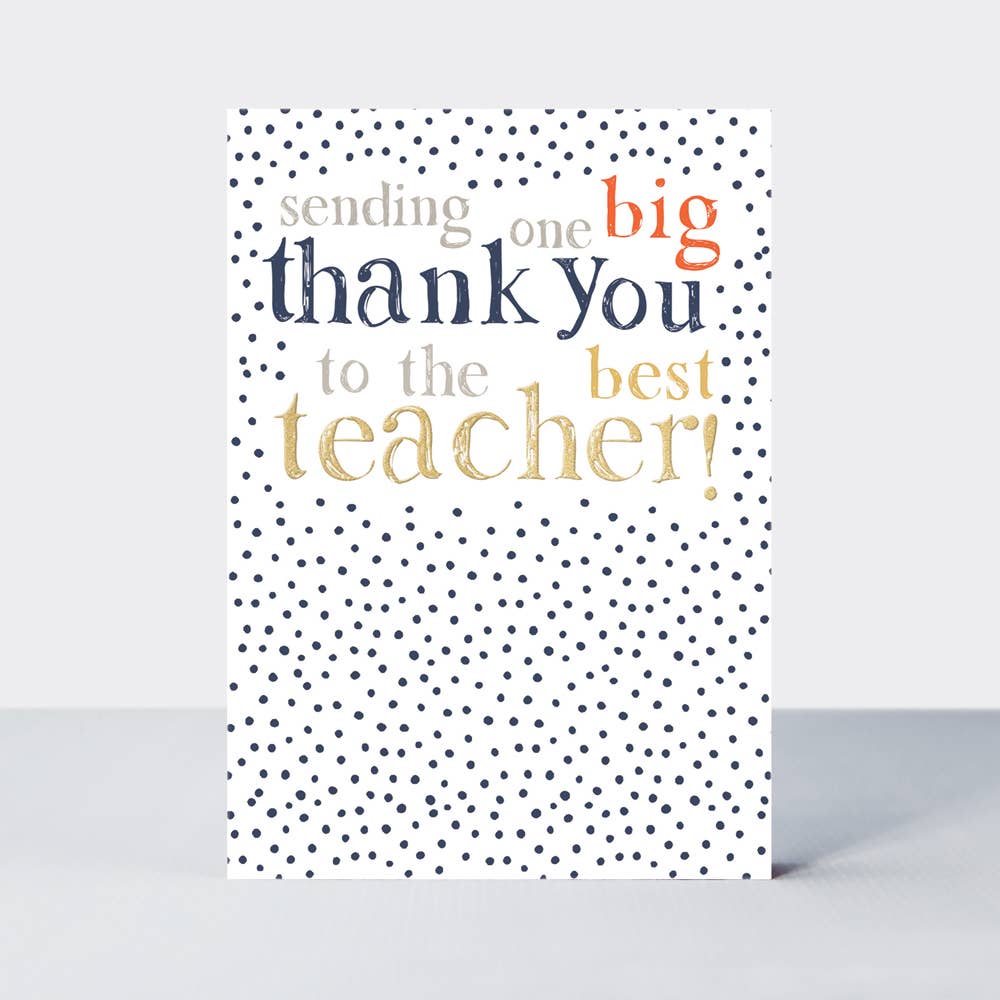 Rachel Ellen Designs - Ebb & Flow - Thank You Teacher