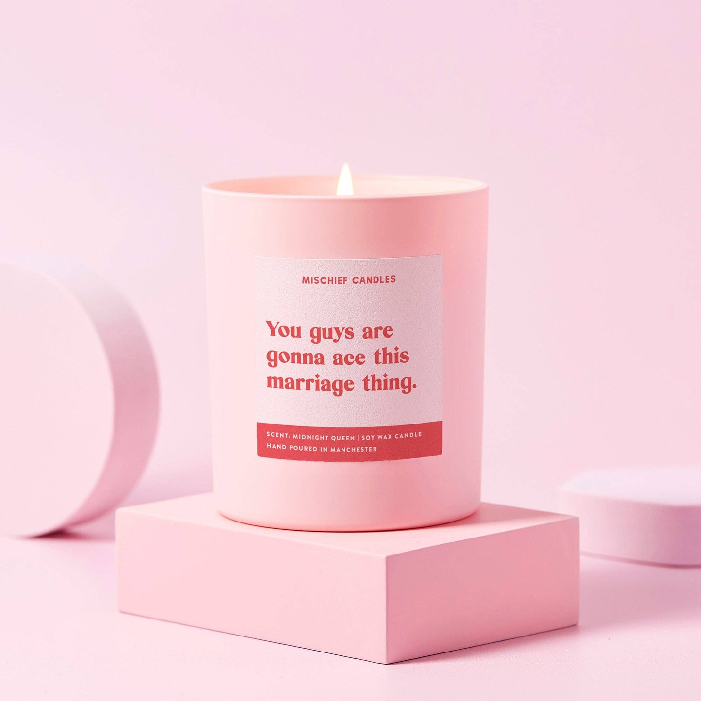 Mischief Candles - Wedding Gift Funny Wedding Candle Ace This Marriage Thing