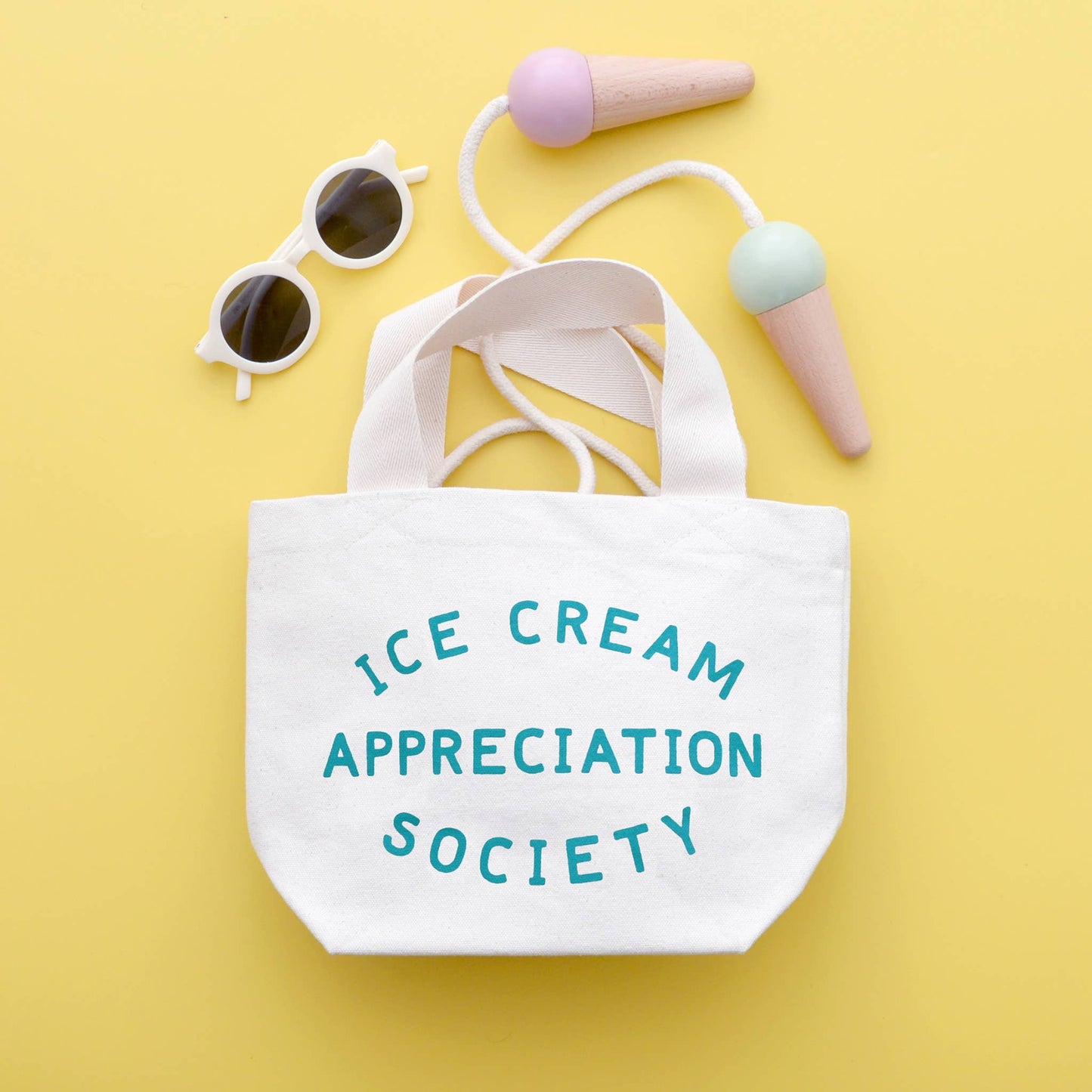 Alphabet Bags - Ice Cream Appreciation Society - Little Canvas Bag