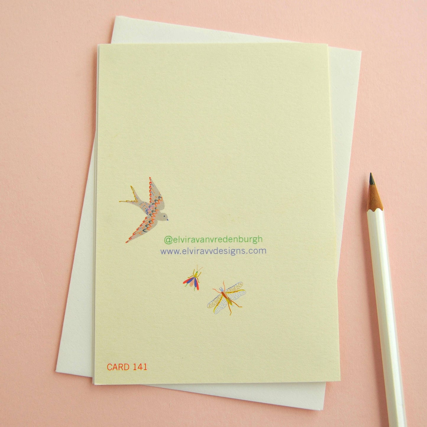 Elvira Van Vredenburgh Designs - Let's Have Fun Greetings Card