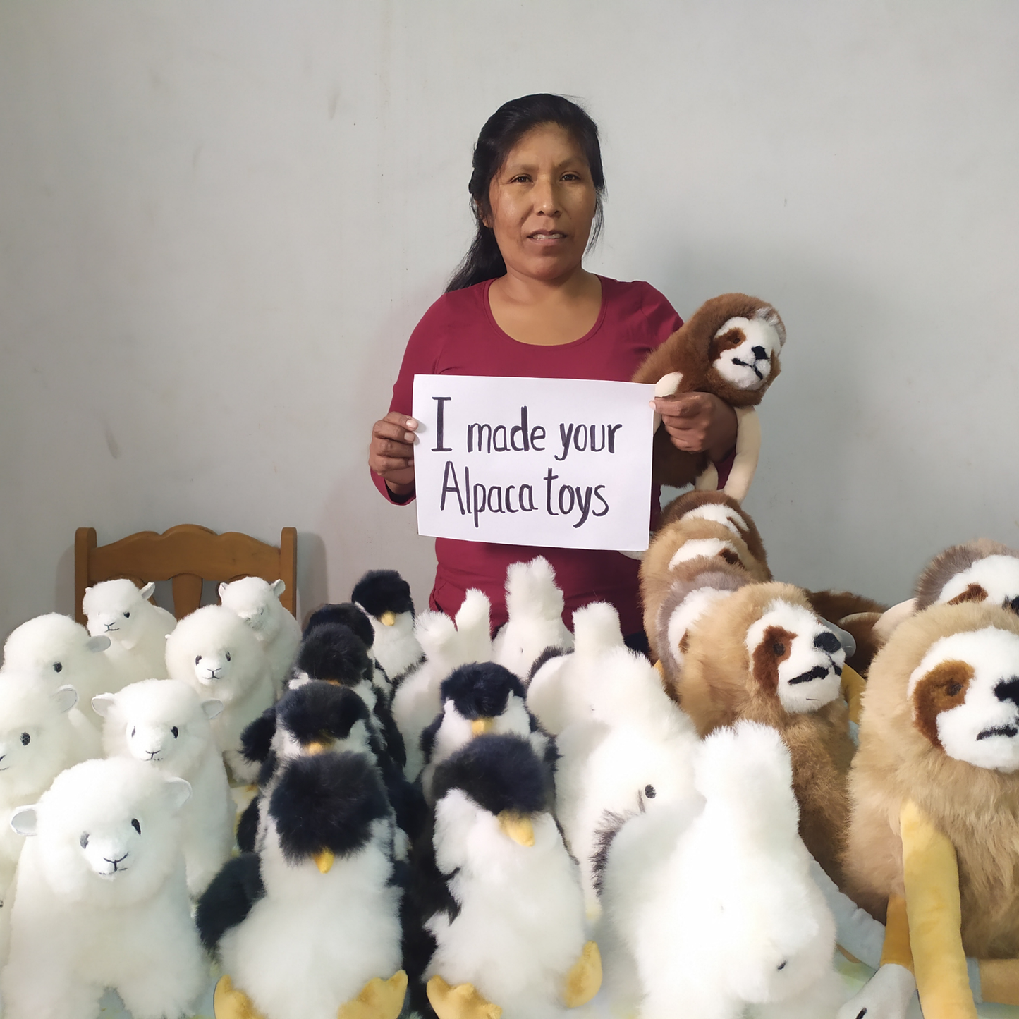 Blossom Inspirations - Lying Doggie Alpaca Toy