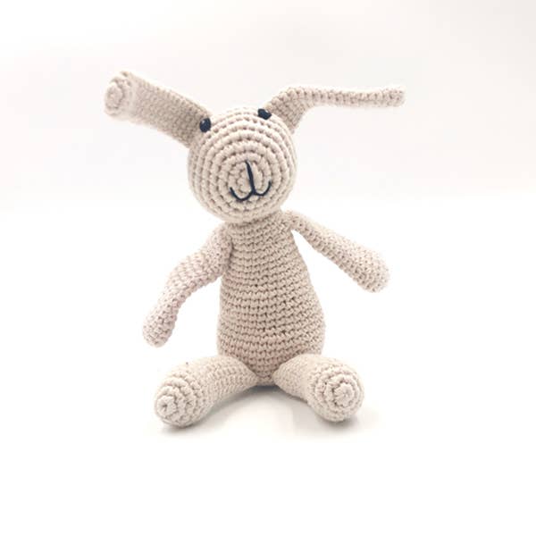 Pebblechild - Baby Toy My first bunny rattle - natural
