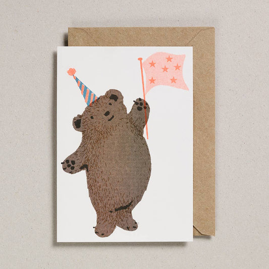 Petra Boase Ltd - Confetti Pets Cards - Pack of 6 - Bear