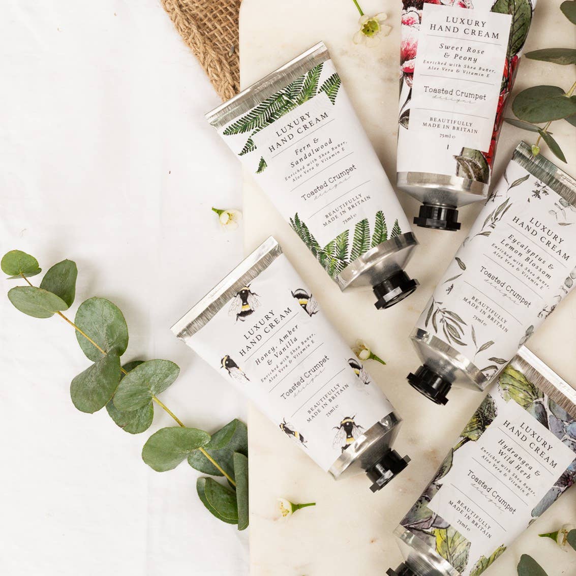 Toasted Crumpet - Eucalyptus & Lemon Blossom Luxury Hand Cream (Eucalyptus)