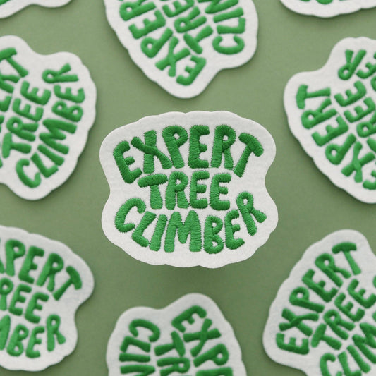 Alphabet Bags - Expert Tree Climber - Embroidered Patch