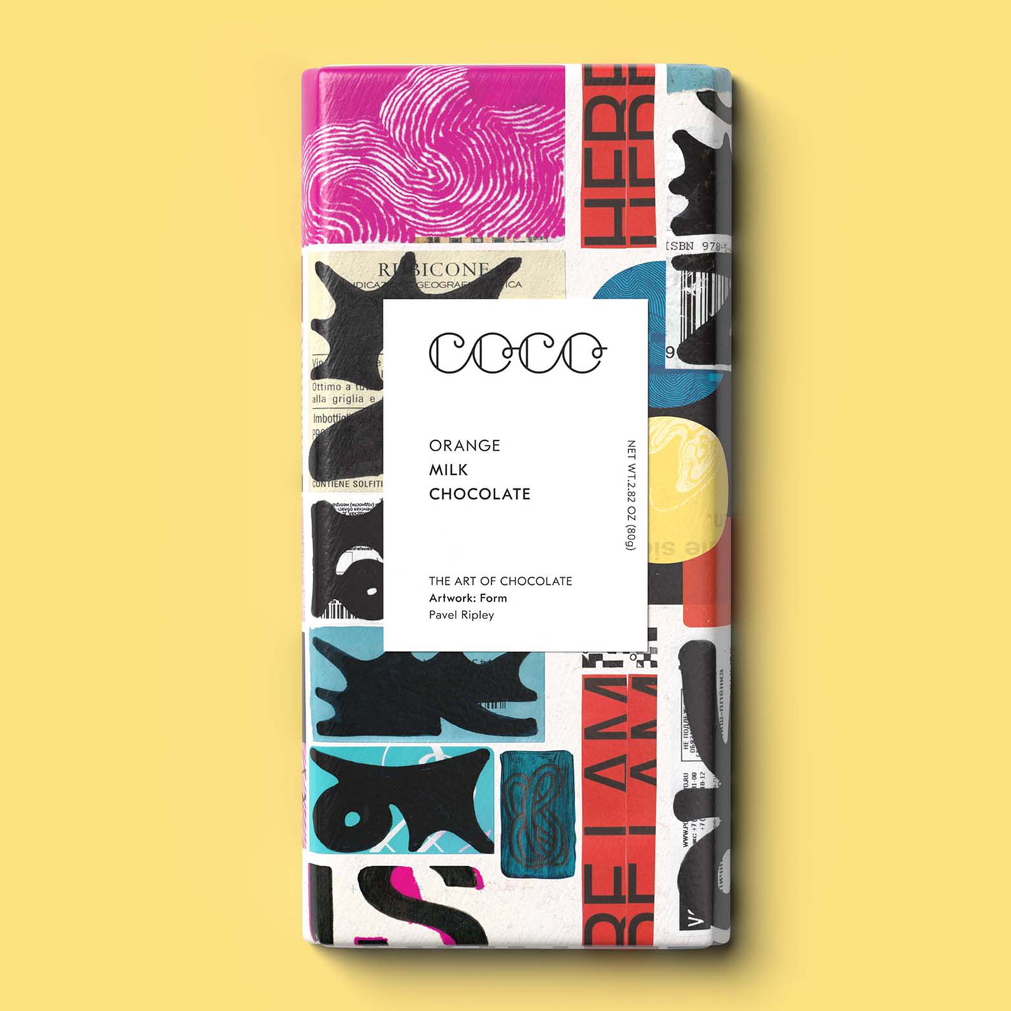 COCO Chocolatier - Orange Milk Chocolate Bar