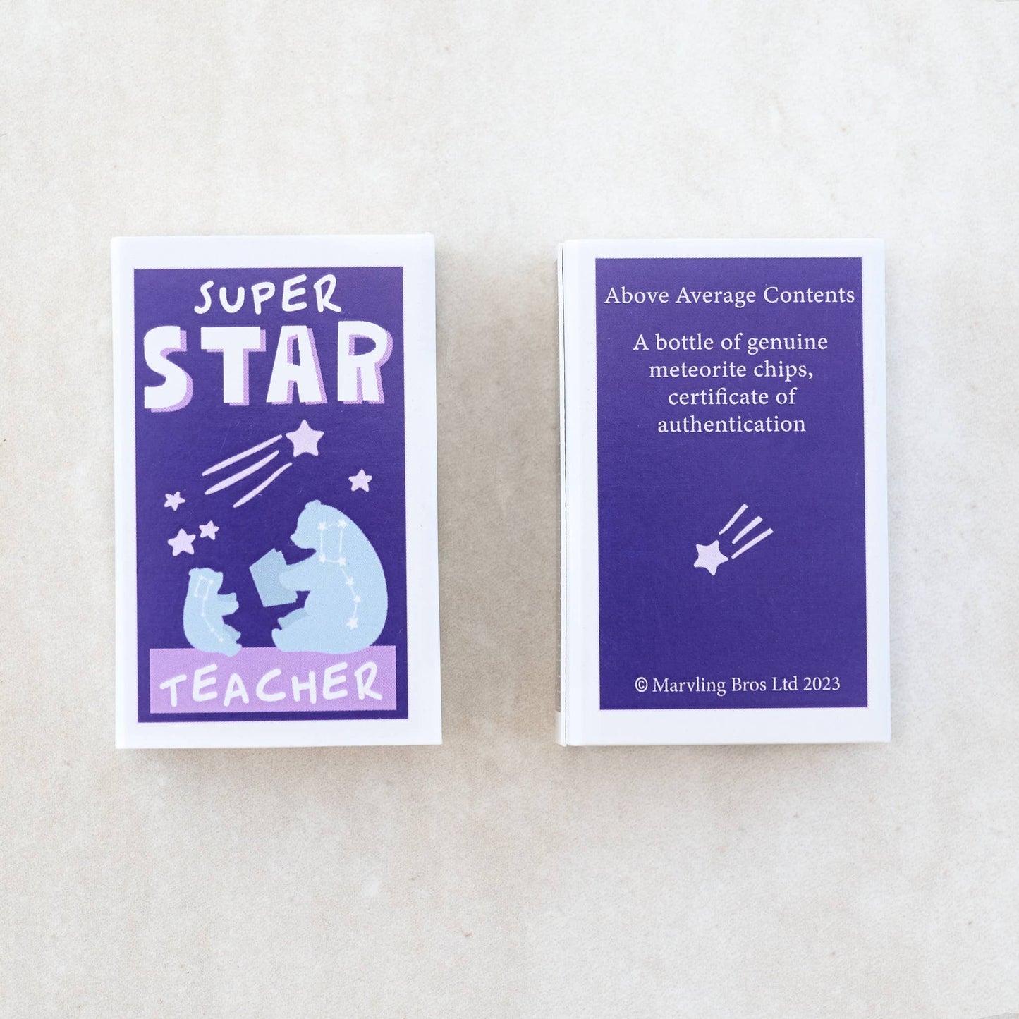 Marvling Bros Ltd - Super Star Teacher Meteorite Gift In A Matchbox