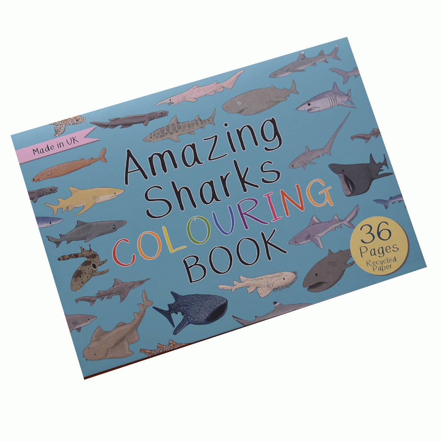 Button & Squirt - Amazing Sharks Colouring Book