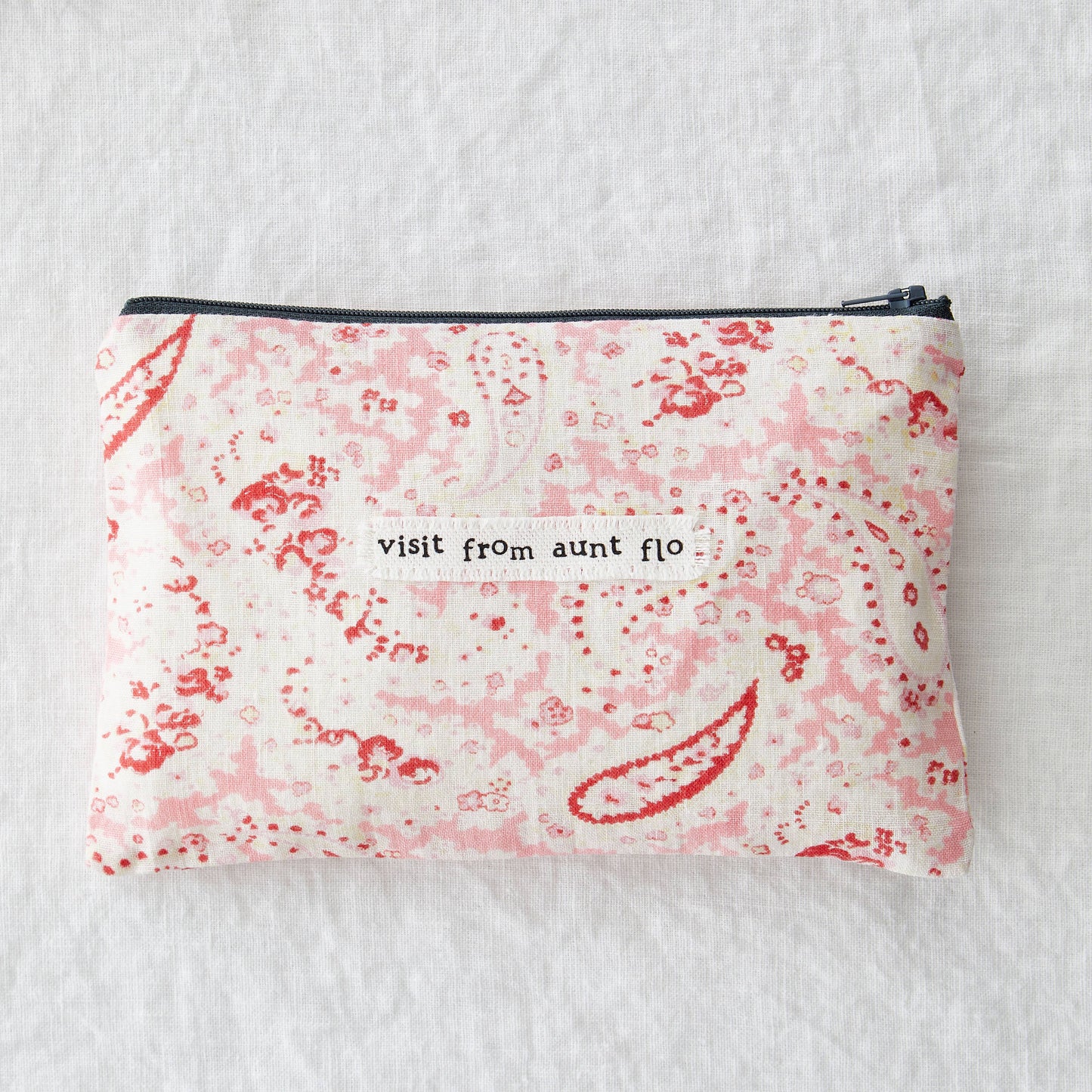 Made by Shannon - Aunt Flo - Feminine product vintage fabric zip
