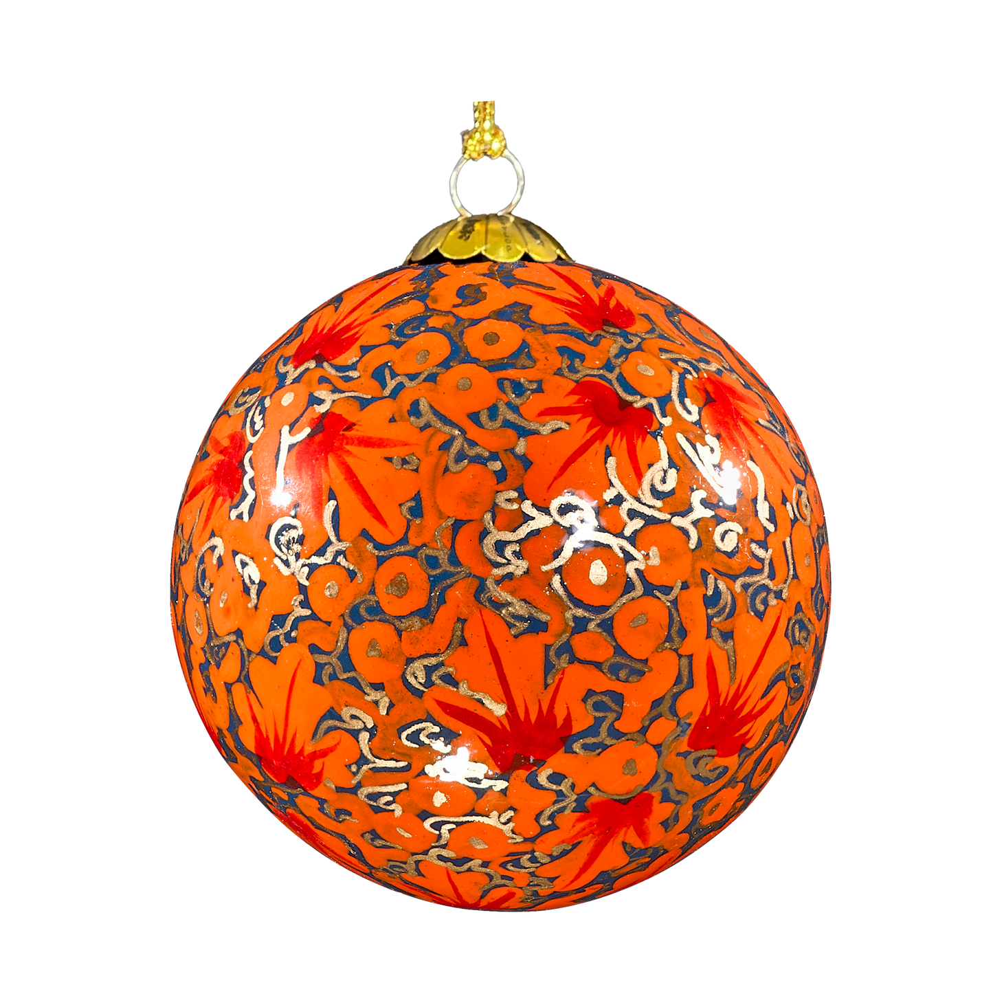 Honest love our planet - Hanging Cosy Orange Bauble