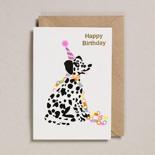 Petra Boase Ltd - Confetti Pets Cards - Pack of 6 - Happy Birthday Dalmatian