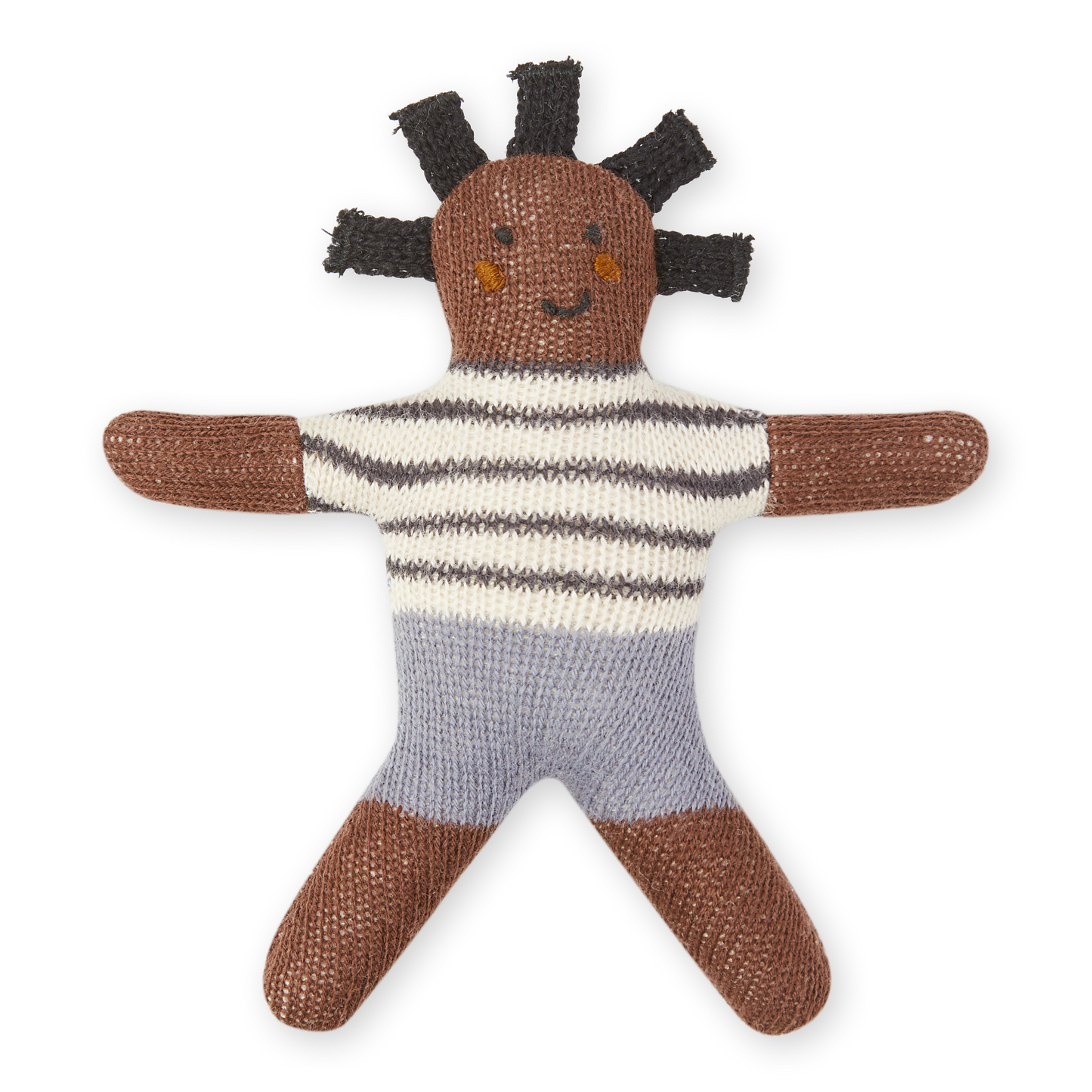 Sophie Home Ltd - Cotton Knit Baby Rattle Toy: Buddy Blue