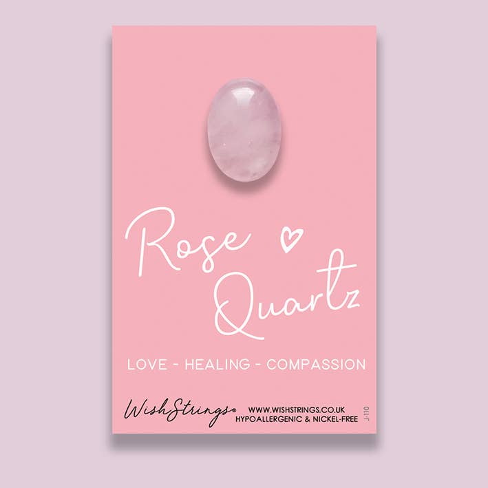 WishStrings - Rose Quartz - Keepsake Pocket Token