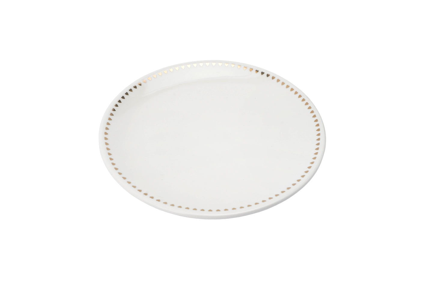 CGB Giftware - Send With Love 6 Assorted Ceramic Heart Tokens In Dish