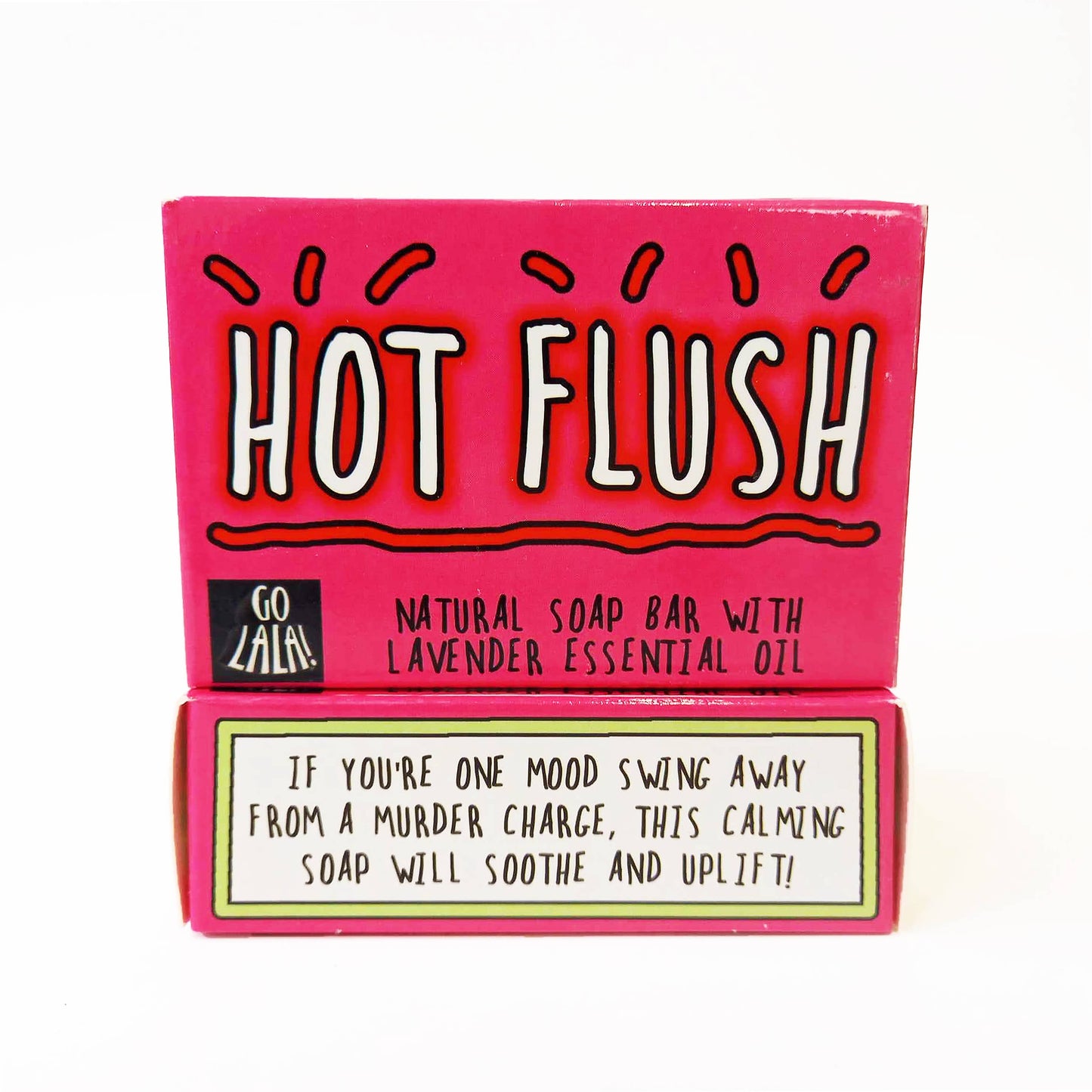 Go La La - Hot Flush Soap Lavender Funny Gift