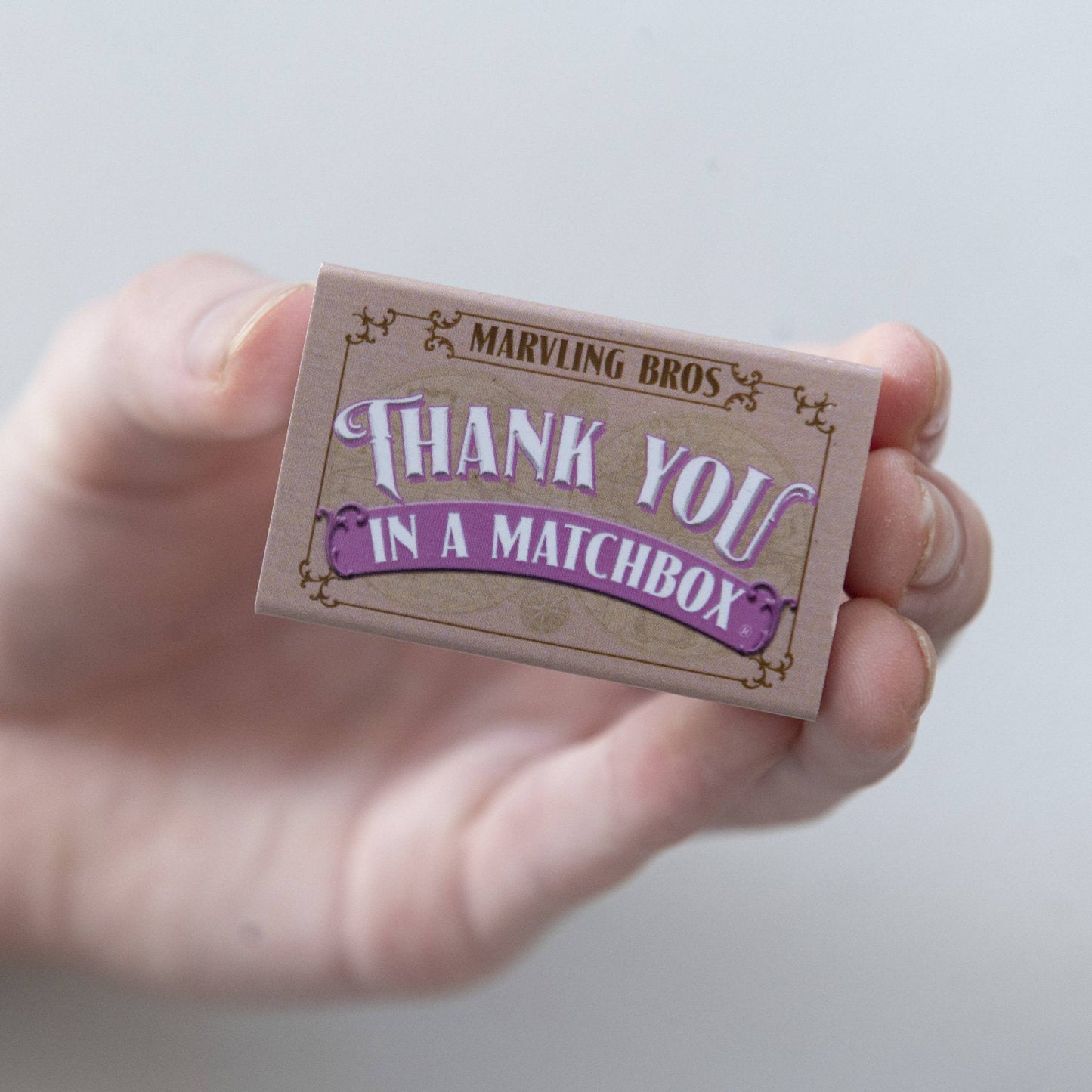 Marvling Bros Ltd - Thank You Bunch Of Roses In A Vase In A Matchbox