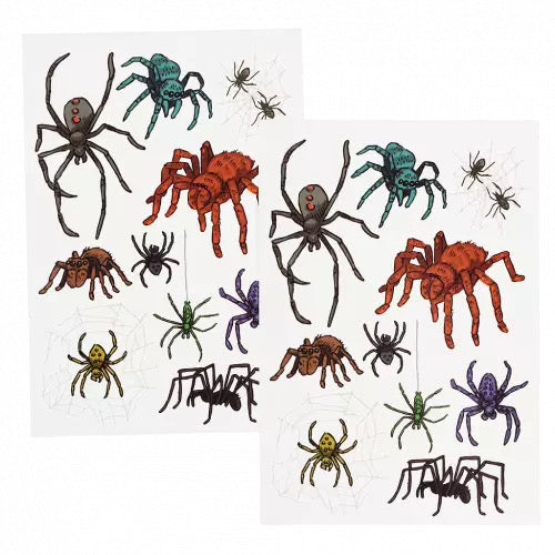 Spider temporary tattoos