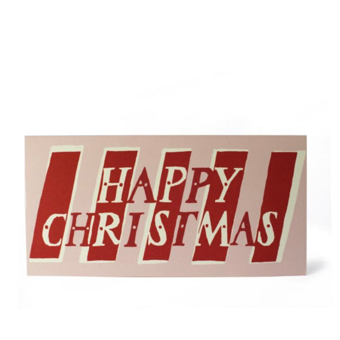 Cambridge Imprint - Long Happy Christmas card