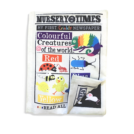 Nursery Times Crinkly Newspaper - Colourful Creatures
