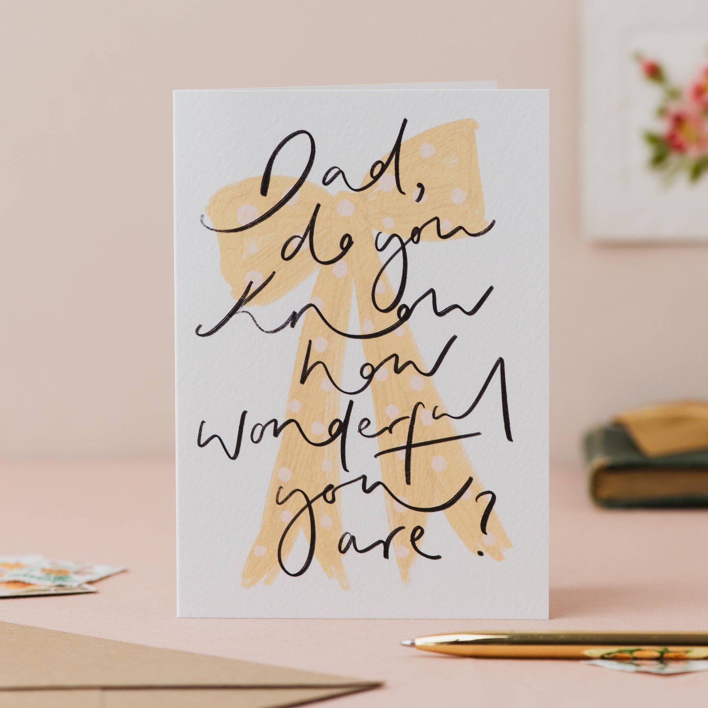 Oh Squirrel - 'Dad, do you know how wonderful you are?' Father's Day Card: Cellophane