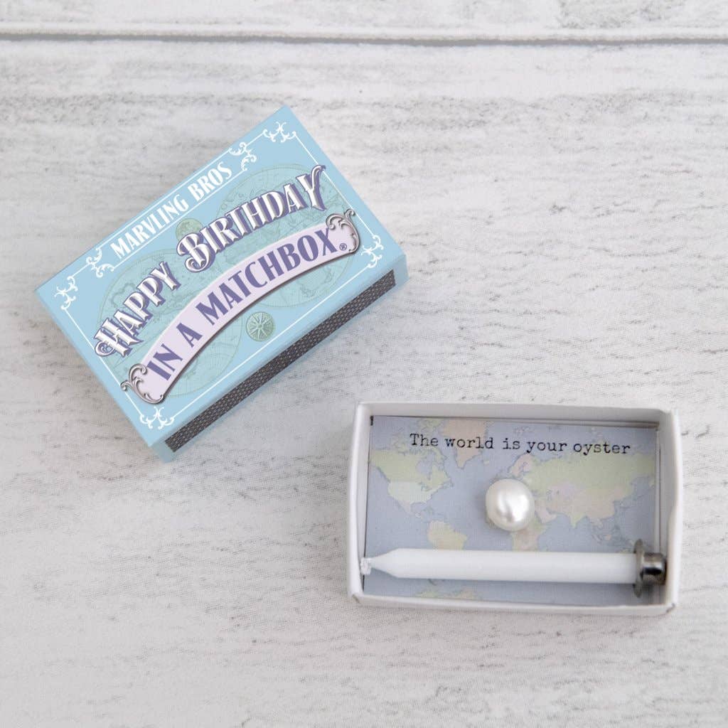 Marvling Bros Ltd - Happy Birthday Pearl In A Matchbox