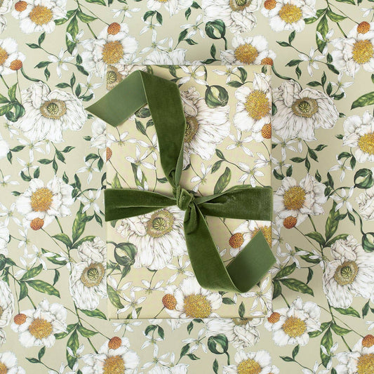 Making Meadows Ltd - Gift Wrap | Gingham Hearts Wrapping Paper Sheet