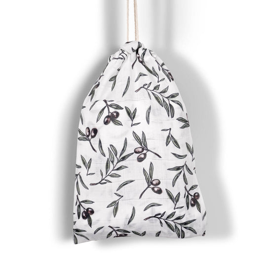 hutch&putch - Swaddle Organic Cotton • Olive Garden • Set of 2