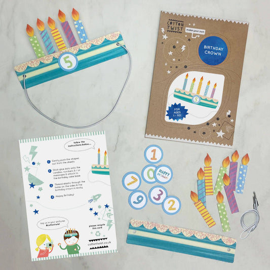 Cotton Twist - make your own birthday crown kit
