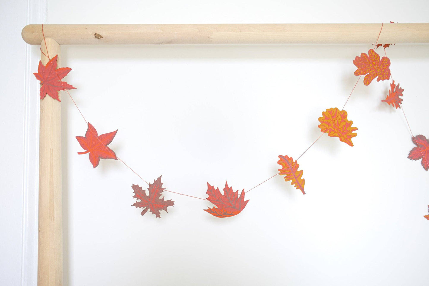East End Press - Autumn Leaves Sewn Garland