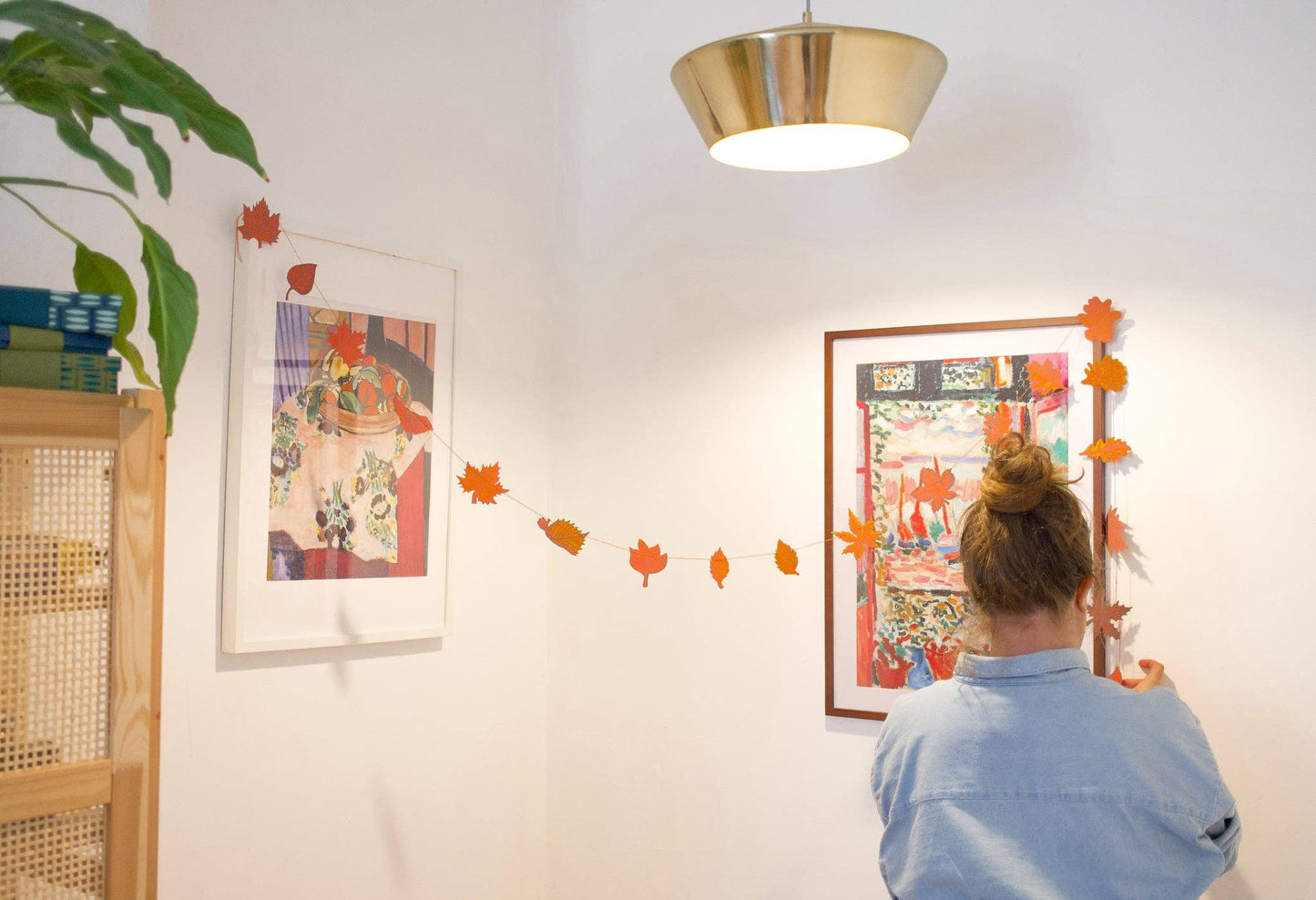East End Press - Autumn Leaves Sewn Garland