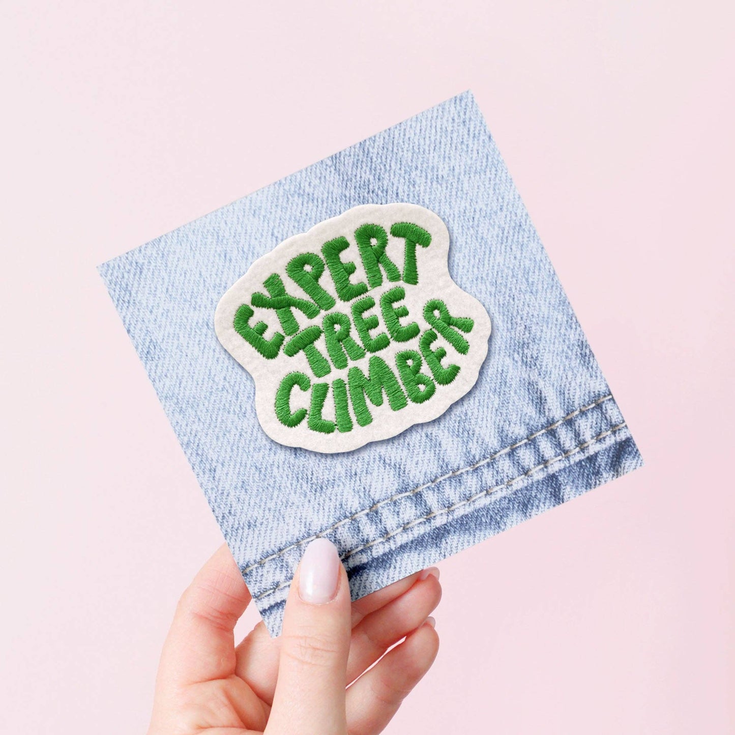 Alphabet Bags - Expert Tree Climber - Embroidered Patch