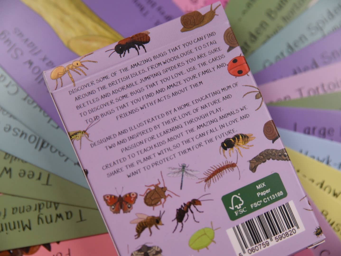 Button & Squirt - Amazing British Bugs ID Cards