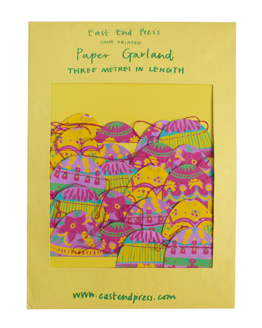 East End Press - Small Easter Egg Garland