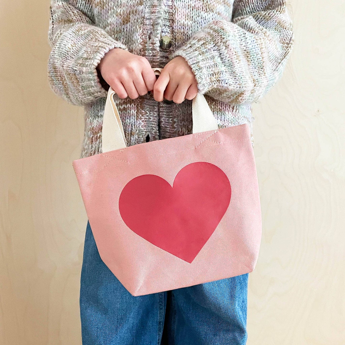 Alphabet Bags - Heart - Little Pink Bag